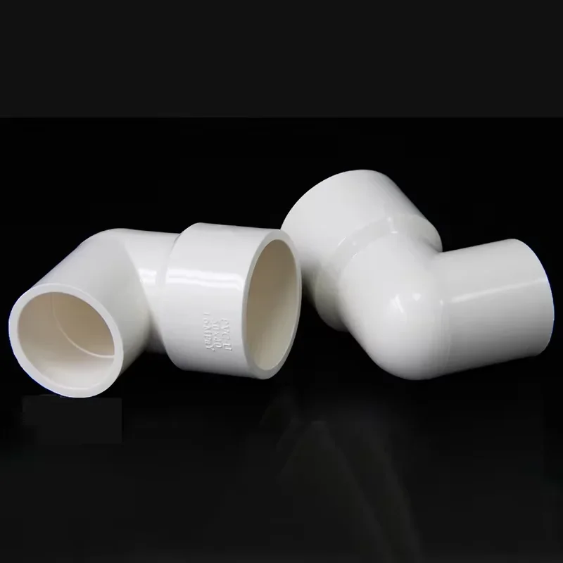 

1 шт. ПВХ редукционный отвод 90 градусов, U-PVC фитинг для водопроводных труб, редуктор 20-110 мм