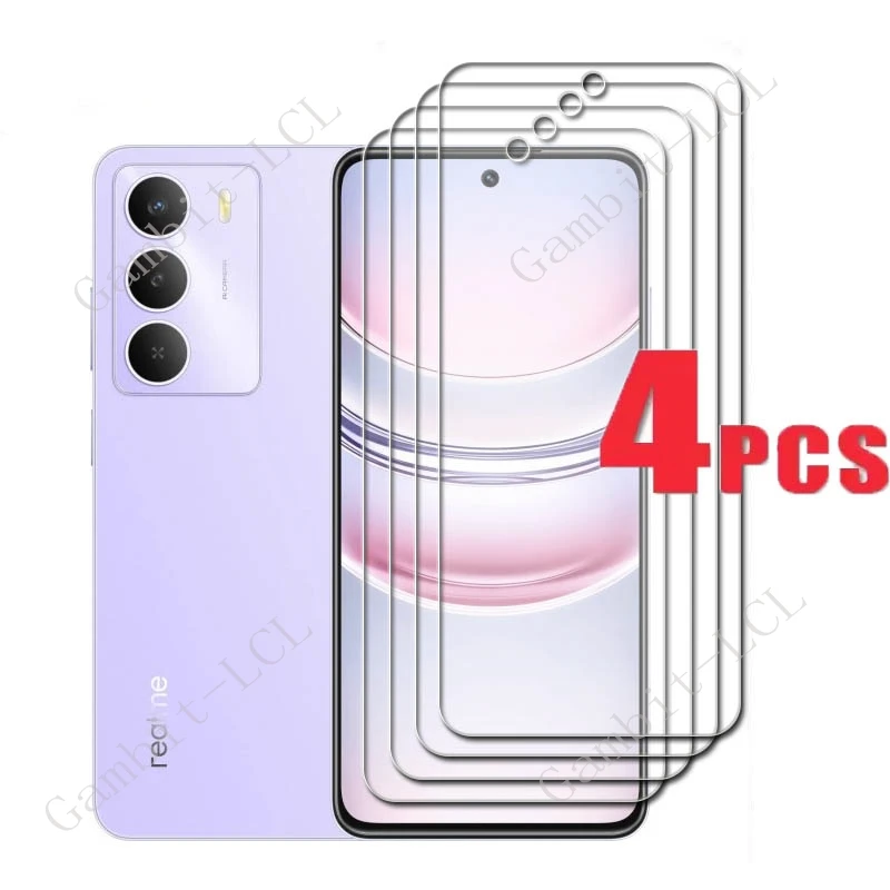 

4PCS Tempered Glass For Realme C75x Protective Film ON RealmeC75 RealmeC73 RealmeC71 C75 C73 C71 Screen Protector Cover