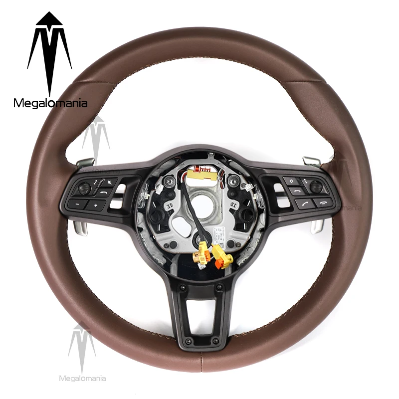 Fit for Porsche 911 718 macan boxster Cayenne Panamera 911.2 cayman Taycan 996 997 987 918 997 991 Carbon Fiber steering wheel