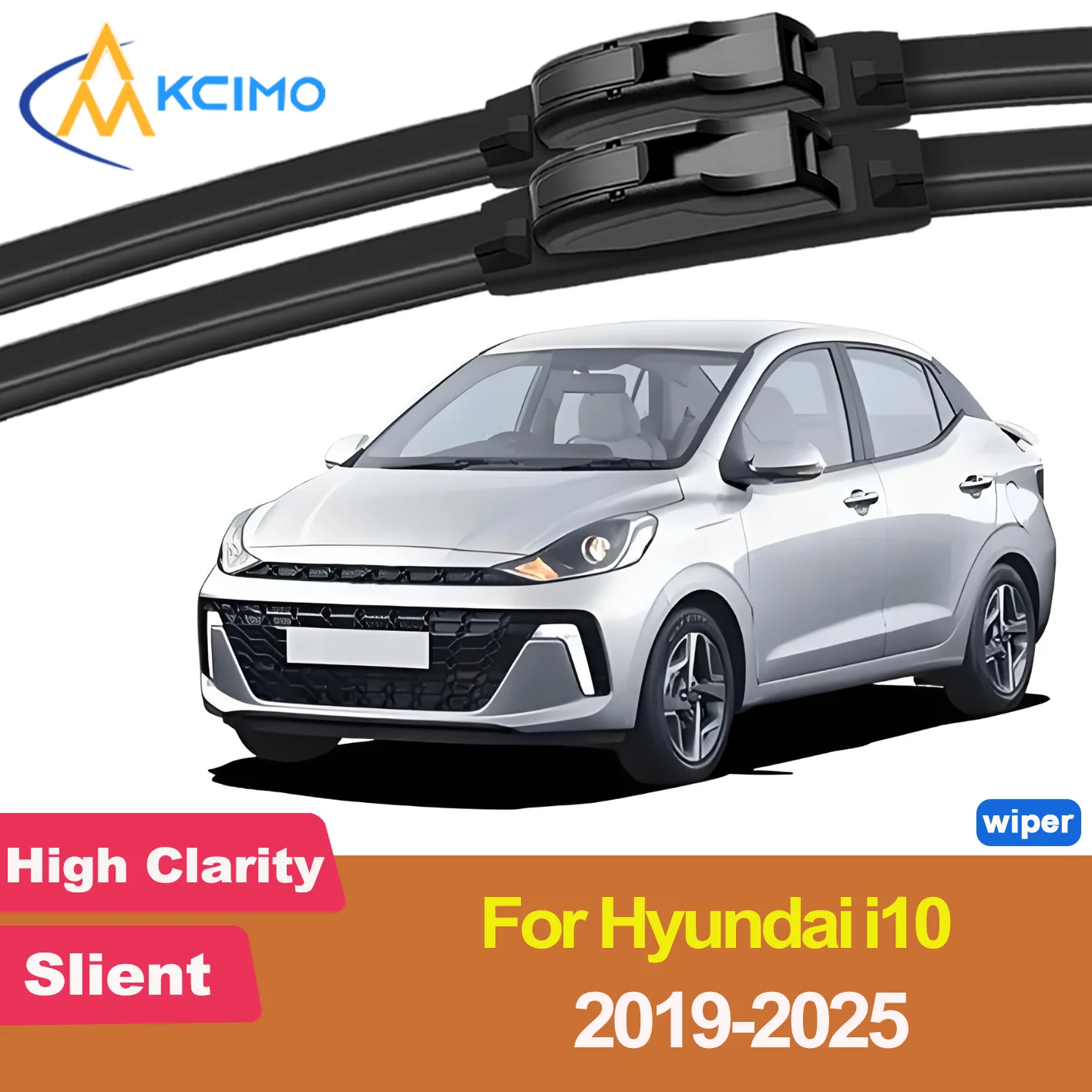 

2PCS New Wiper Blades for Hyundai i10 AC3/AI3 2019-2025 Hyundai Grand i10 (AI3) Hyundai Grand i10 Nios (India, AI3 hatchback)