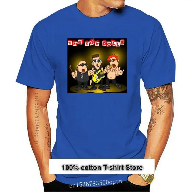 Camiseta negra con Logo de The Toy Dolls para hombre, camiseta de talla S, M, L, Xl, Xxl, Xxxl, 2Xl, 18Xl, nueva