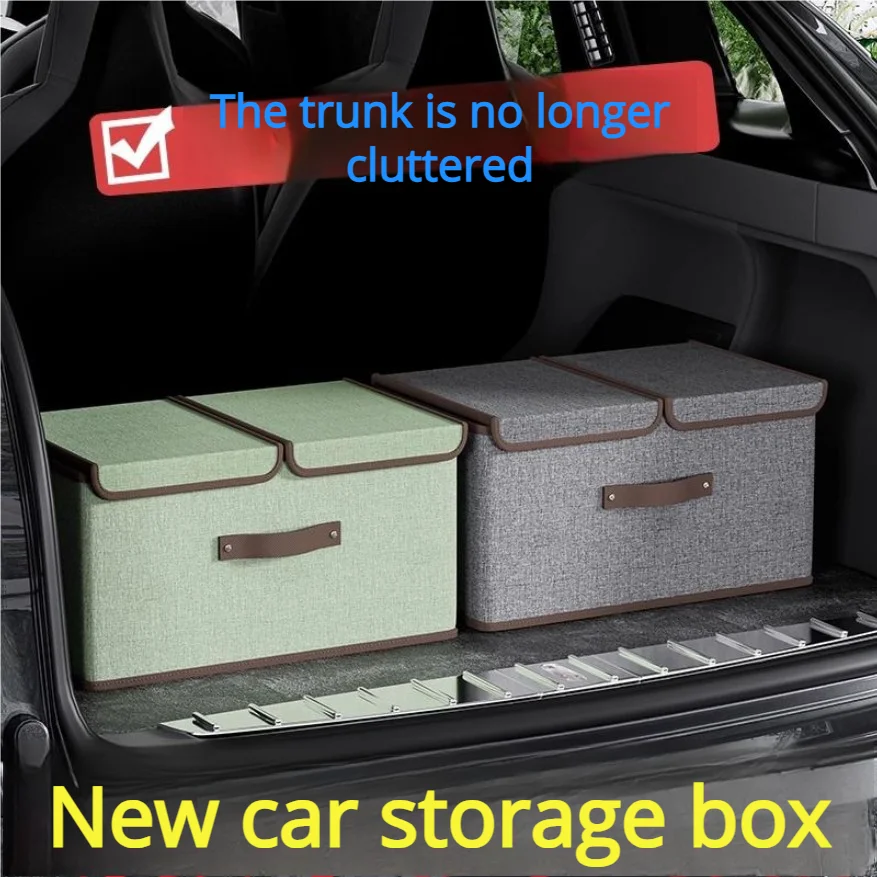 

Car trunk foldable car-mounted storage box, multi-functional storage and sorting box, special for outdoor foldable storage