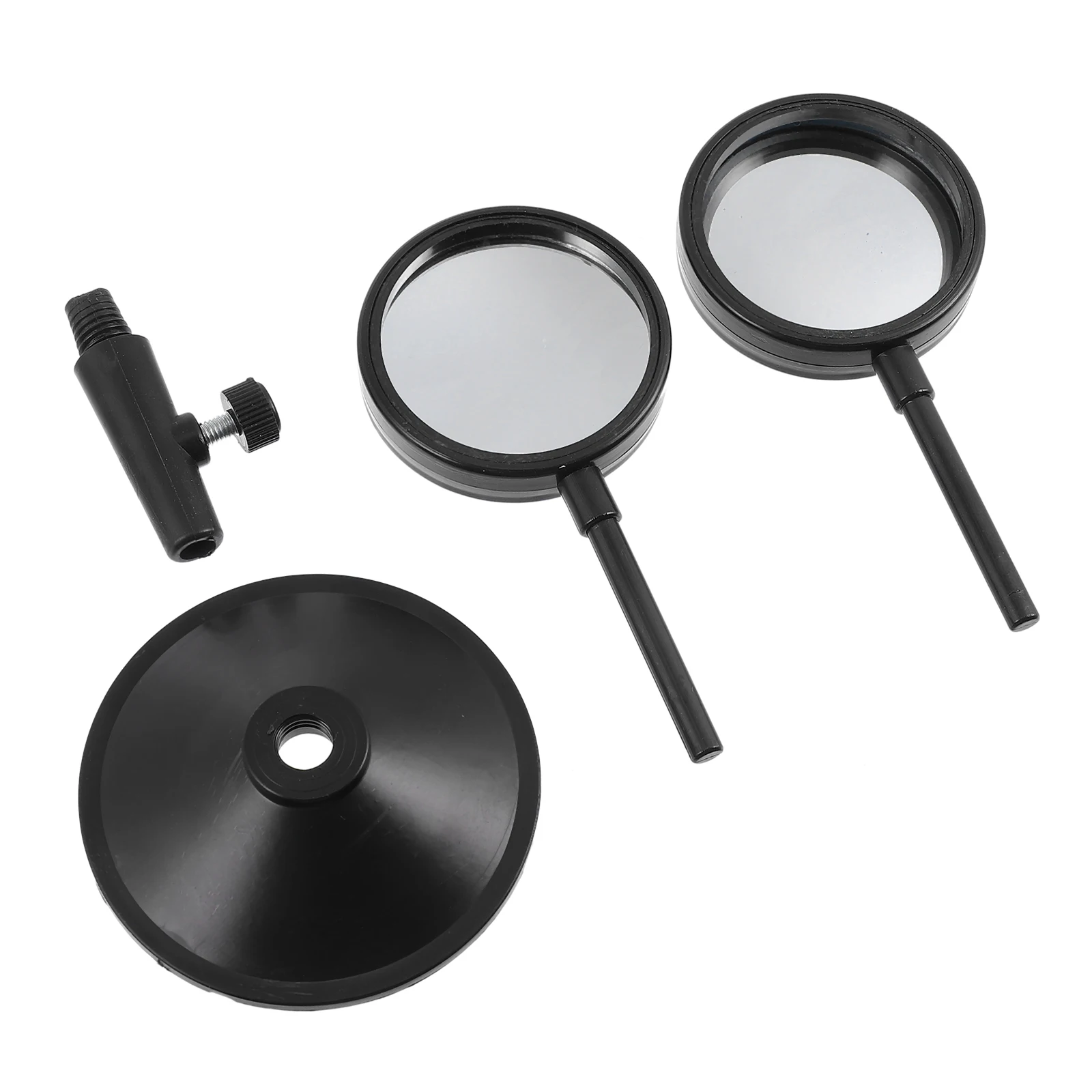 

Curved Mirror Bracket Physical Concave Lens Set Optical Kit for Teaching Physics Plastic Lightweight for Students