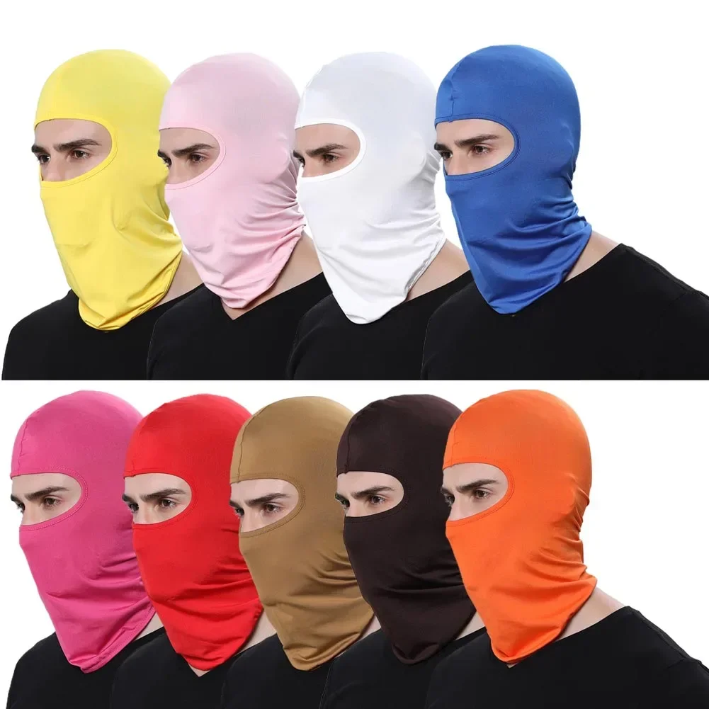 1×Outdoor Balaclava Hood Motorcycle Bandana Cycle Hunting Hat Protection Bike Hat Neck Gaiter Outdoor Cycling Face Mask