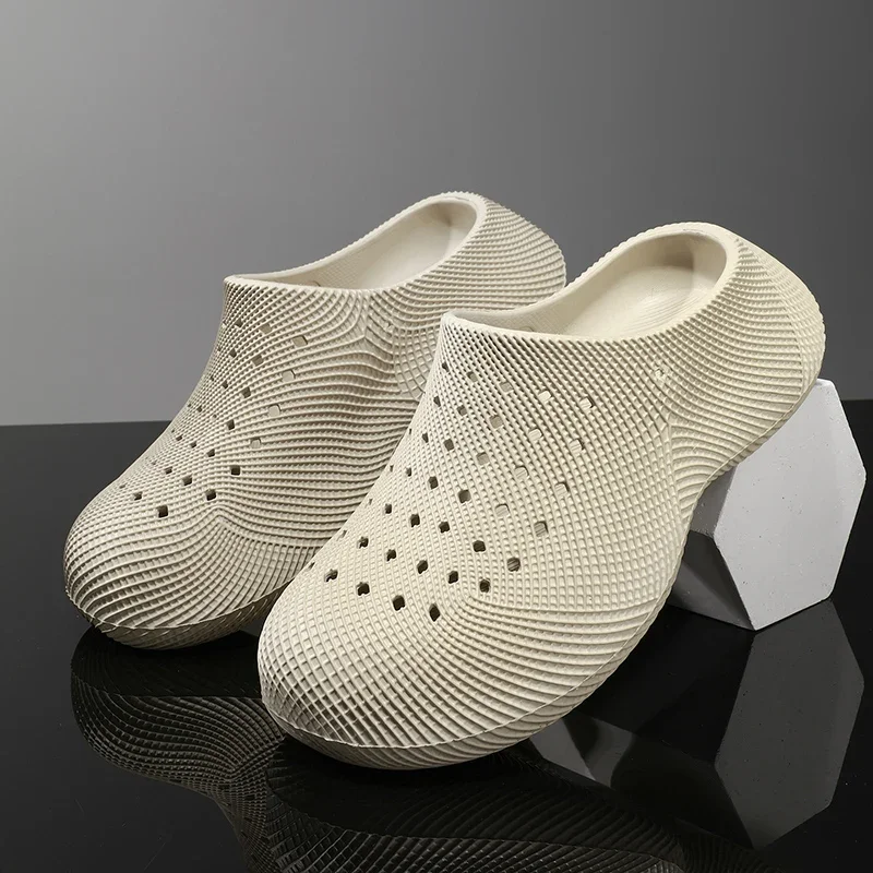 Men's Shoes EVA Garden Clogs Breathable Textured Closed Toe Non Slip Lightweight Slip on Mules Summer Beach Indoor Outdoor