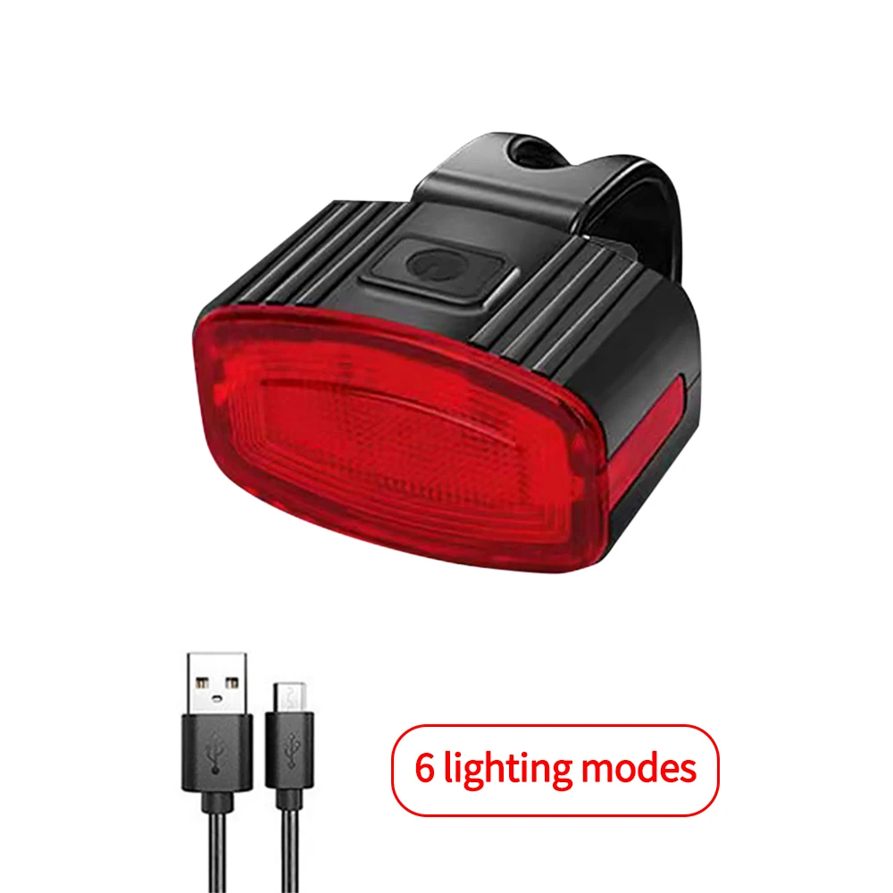 New LED Bike Headlights Taillights USB Type-C Charging IPX4 Waterproof High-Lighted Mountain Bike Bicycle Front And Rear Lights