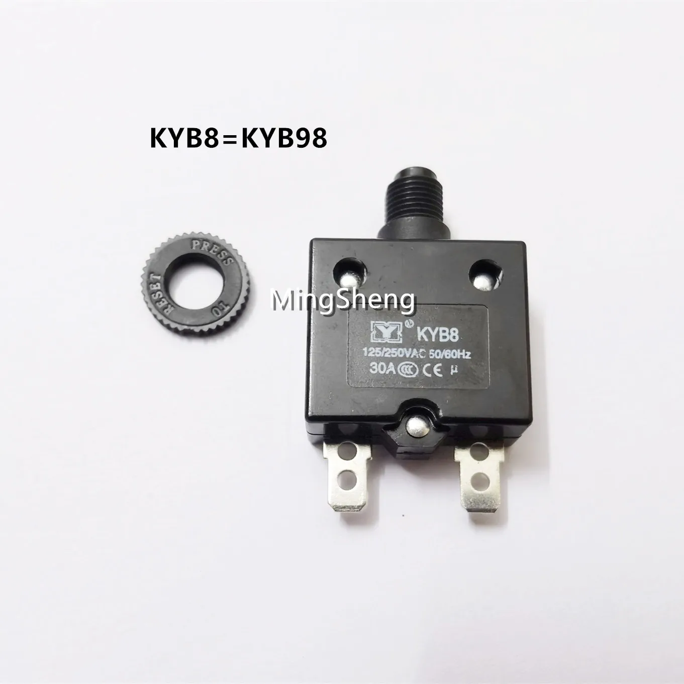 

Original new 100% motor protector overload overcurrent switch 30A reset fuse thermal overload protection switch KYB98