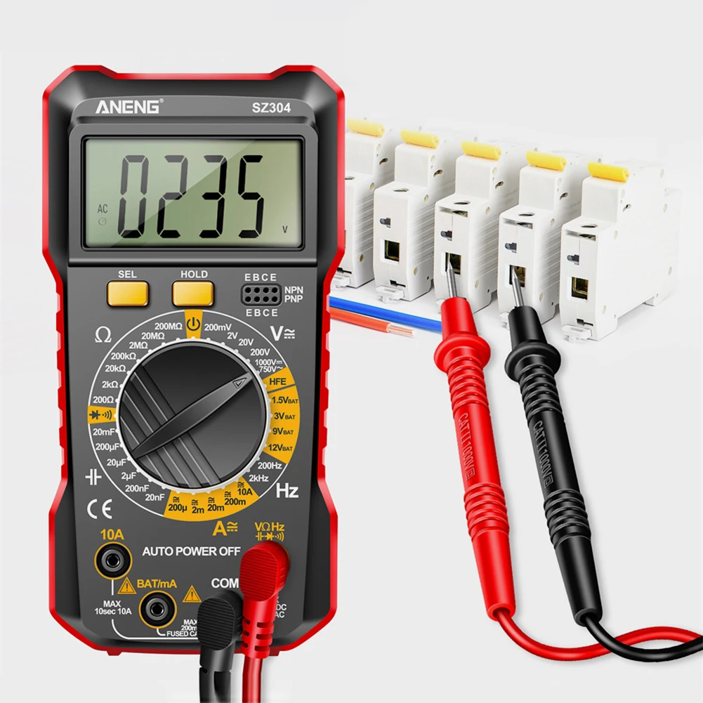 ANENG SZ304 2000 Counts Professional Multimeter AC/DC Voltage Tester Resistance Current Ohm Test Tool Detector Electrician Tool