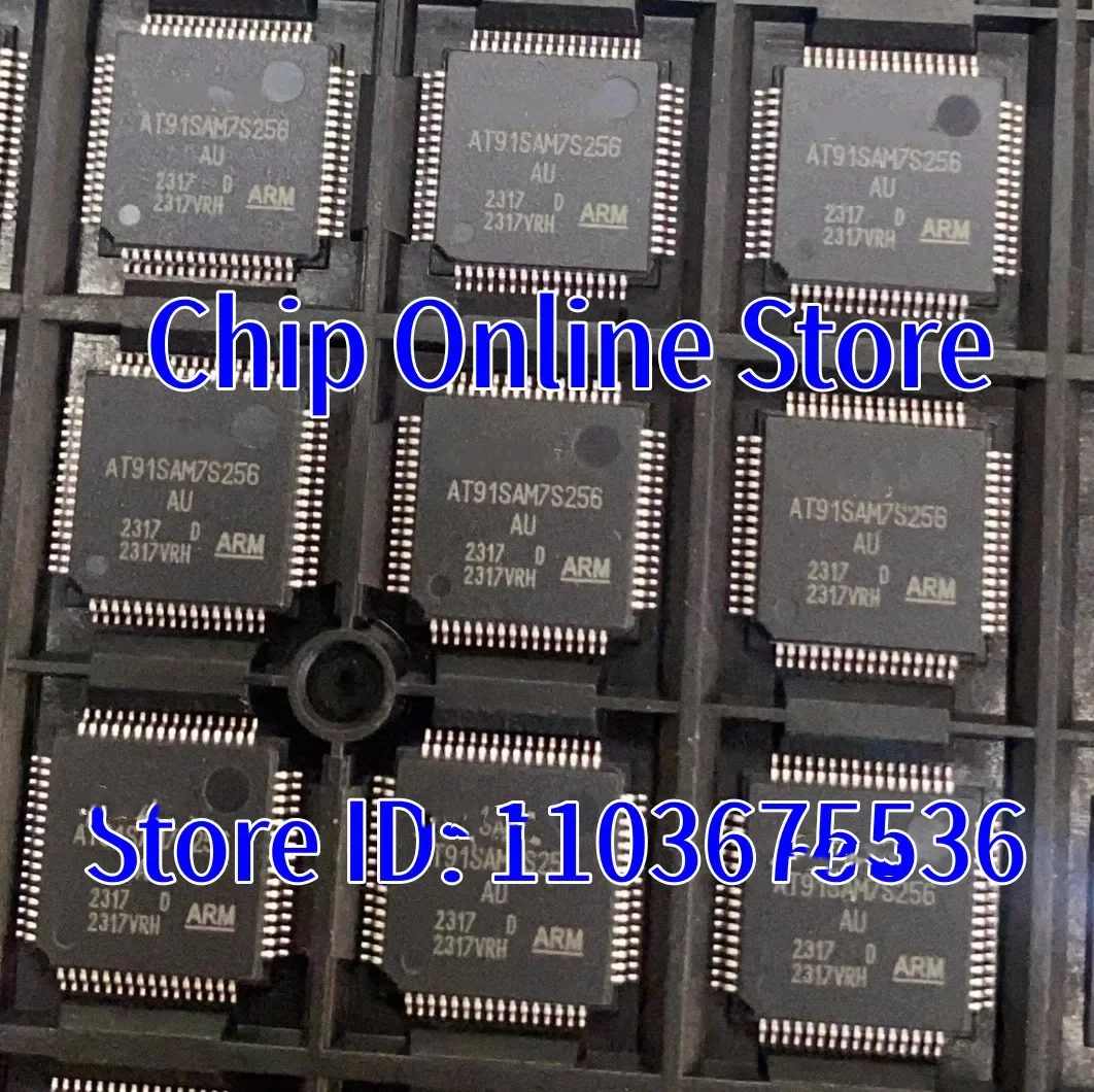 2~5pcs  AT91SAM7S256D-AU  AT91SAM7S256D  LQFP64  New Original  32 Bit Microcontroller MCU