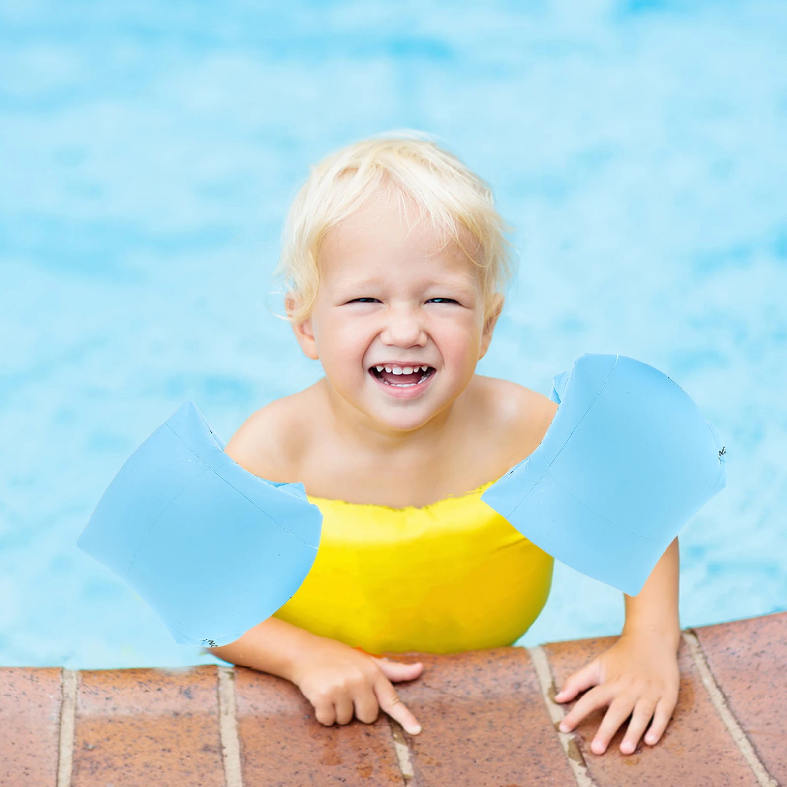 ذراع سباحة قابل للنفخ يطفو للبالغين، حمام سباحة آمن، شاطئ، تدريب على السباحة، خفيف الوزن وسريع