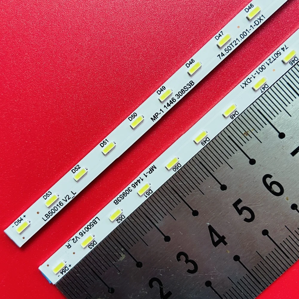 Backlight Strips 308S3B 309S3B LB50016 V2 V3_L R Bands Rulers 58_LB_T50-JS-L-NICHIA4020-54-X1 58_LB_T50-JS-R-NICHIA4020-54-X1