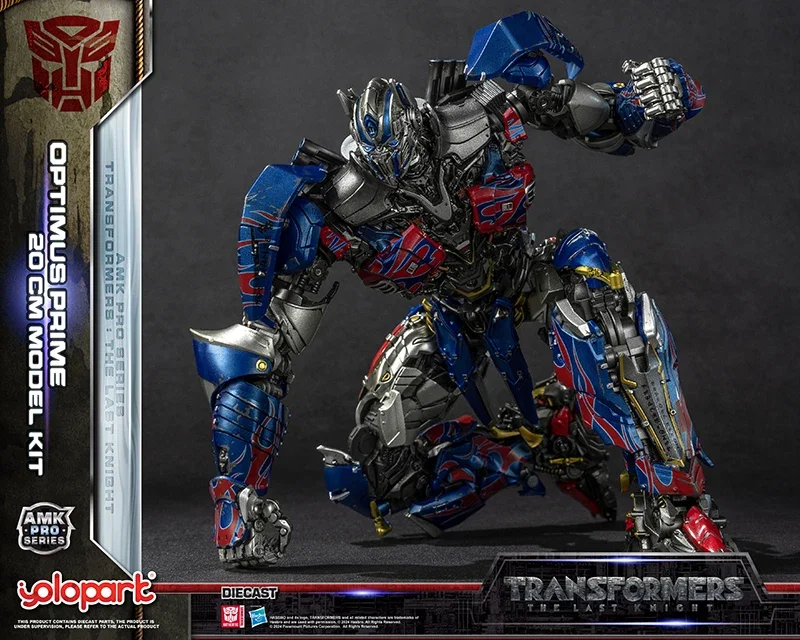 W magazynie Transformers The Last Knight Yolopark Optimus Prime AMK PRO 20CM zestaw do montażu modeli figurek