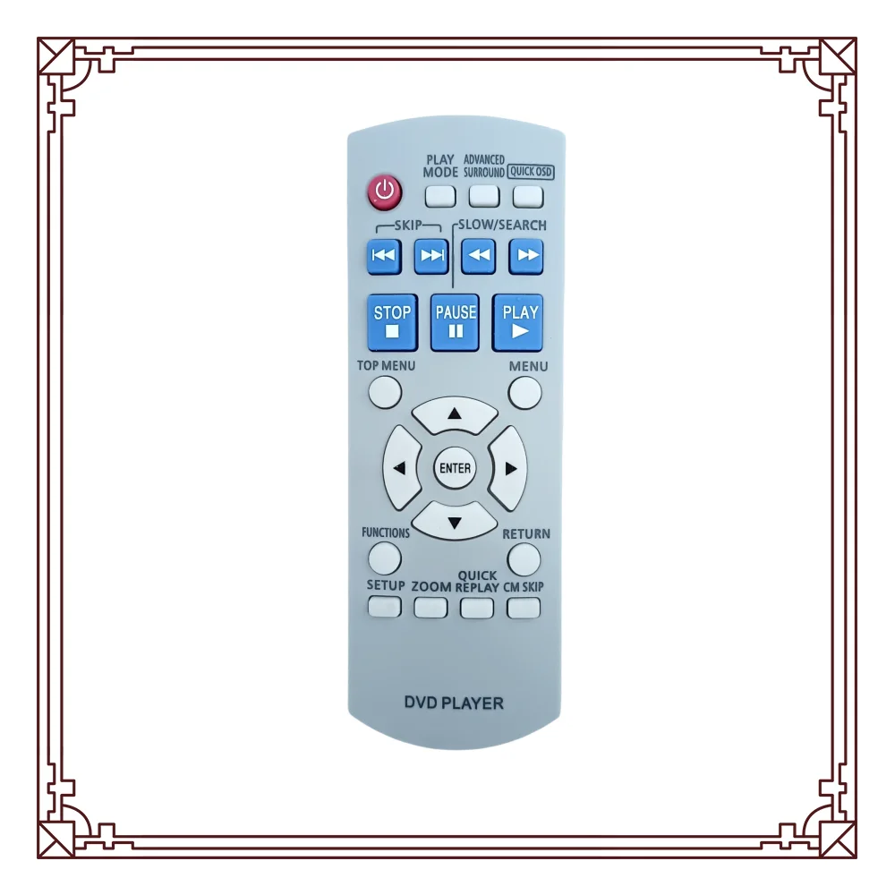 

New remote control fit for PANASONIC DVD Player DVD-S810 S820 S830 S860 S825 N2QAYB000011 DVD-S1 DVDS1S