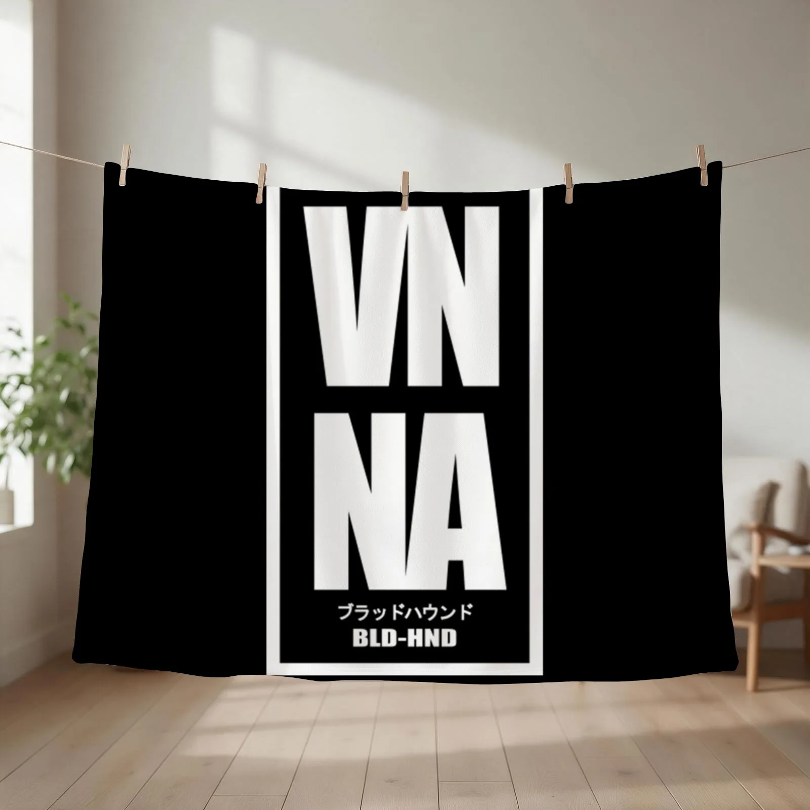 Bloodhound Season 6 - VNNA BLD-HND Shirt Throw Blanket couch cozy soft plush fuzzy picnic outdoor blanket