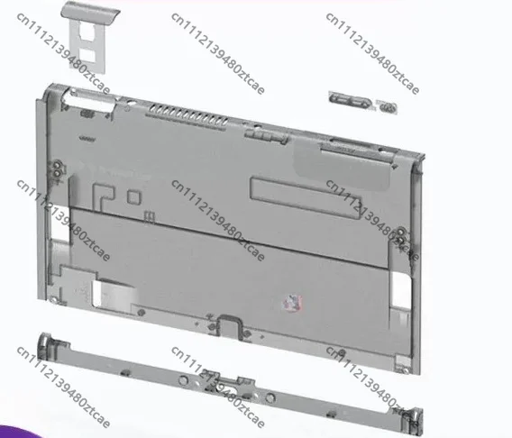 Replacement Back Cover Protective Shell With Kickstand For OLED Game Console Refit Clear Black White Limited Version