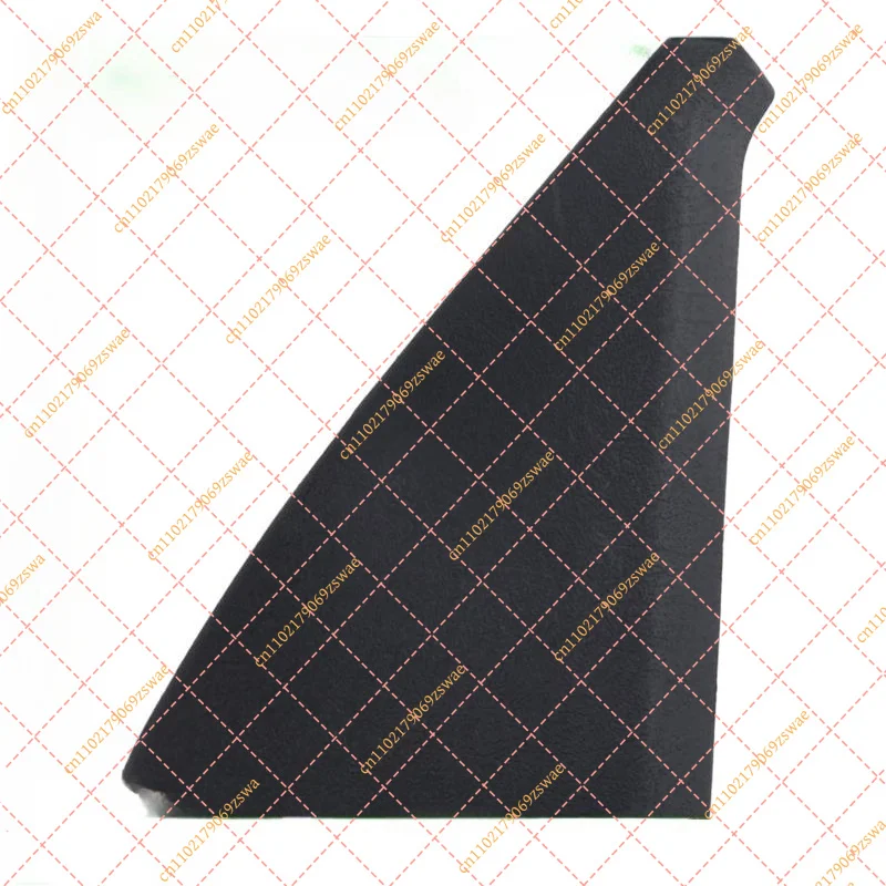 AC34-Black ABS 1 Pair Door Mirror Cover Trim Panel Mount Triangle Fit For Golf -Jetta -GTI GLI MK2 191837993 191837994