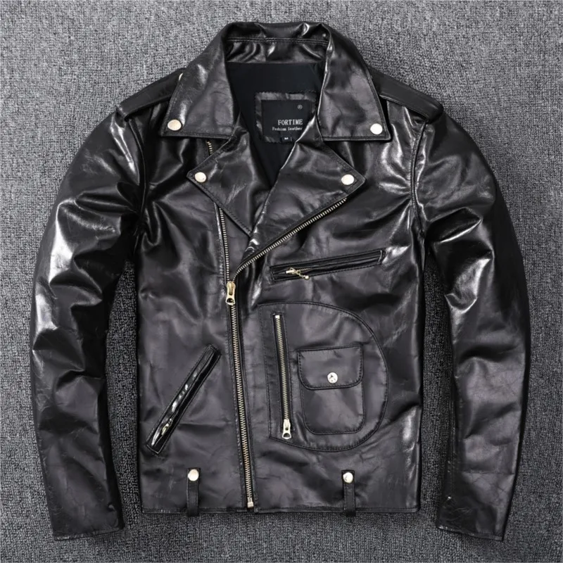 

Batik leather motorcycle slant men's style