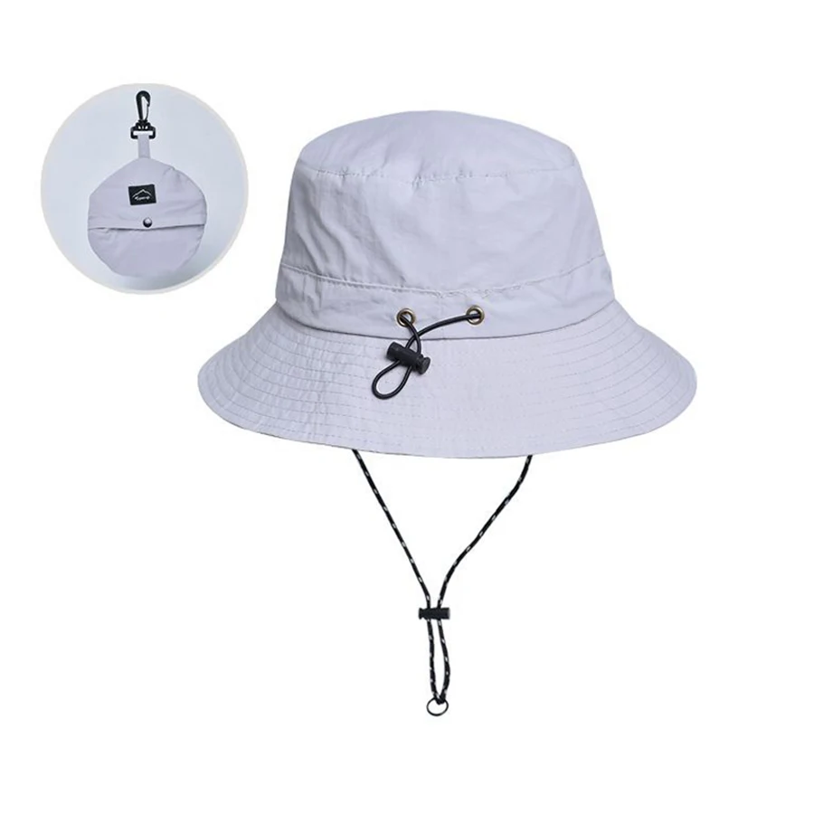 Sombrero de pesca mujer: secado rápido, ligero, impermeable, ala ancha