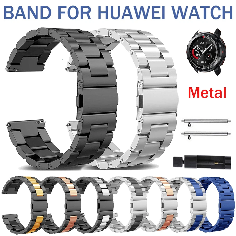 For Huawei Watch GT3 GT3 2 Stainless Steel Strap 20 Metal strap 22mm smartwatch strap GT2 pro