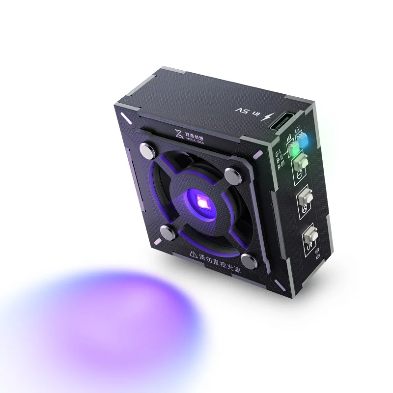 Qianli MEGA-IDEA 3 in 1 Taichi Turbo-Cooling and Curing Fan OSS UV Curing Fan Fast Cooling and UV Curing Repair Fan Tools