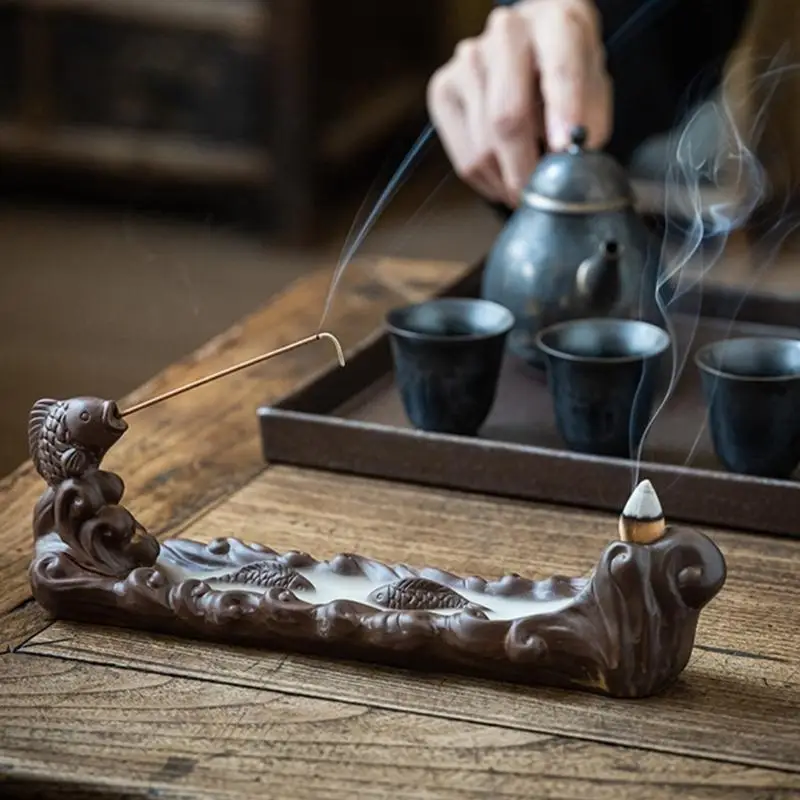 Traditional Earthenware Scent Owner Heatproof Handicraftsman Workmanship Consistent Various Fragrances D2RD