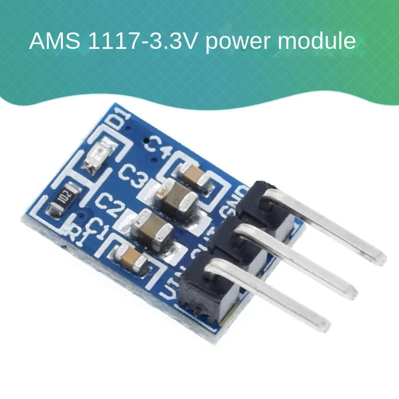 20PCS 5V To 3.3V DC-DC Step-Down Power Supply Step-Down Module AMS1117-3.3 LDO 800MA