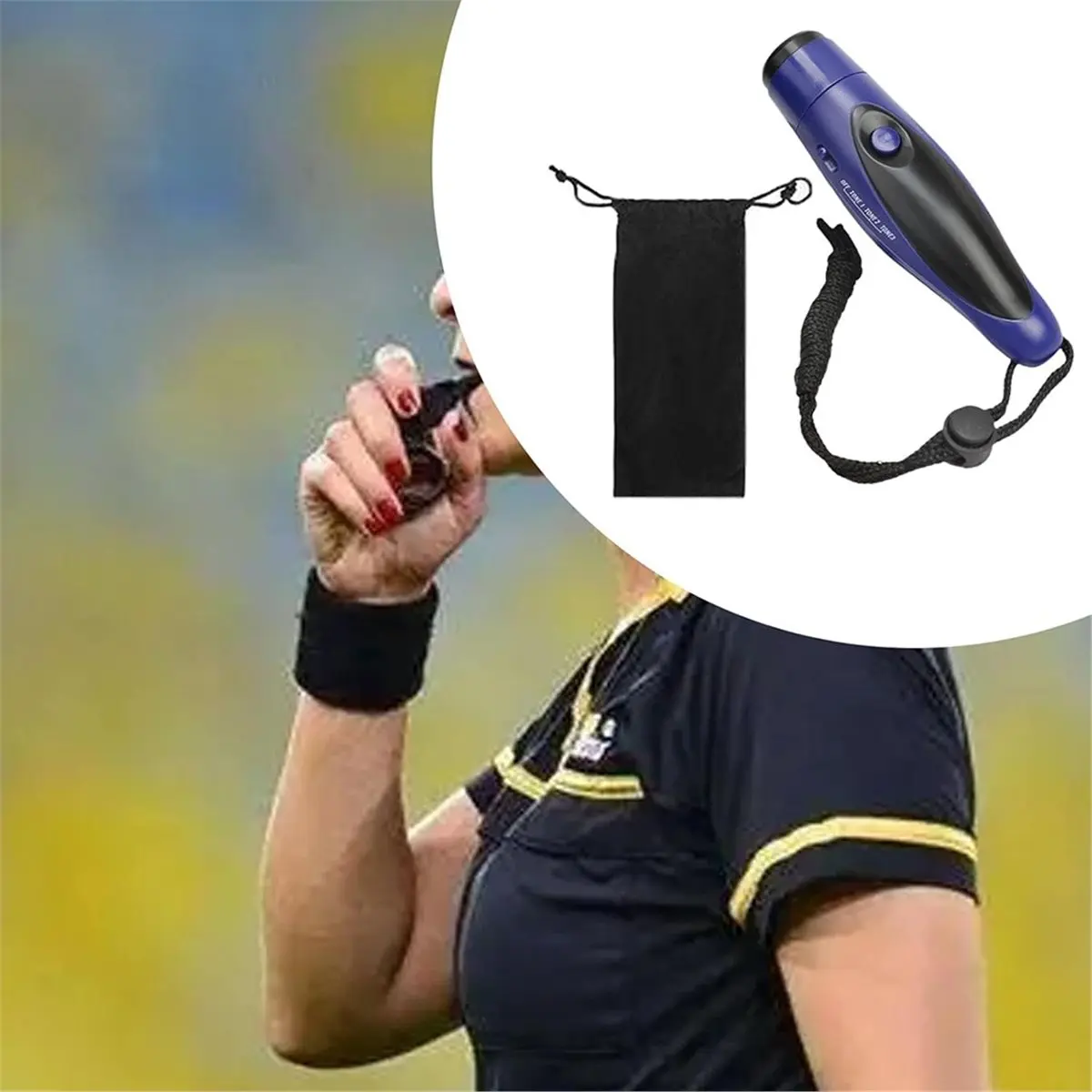 618 Mega Sale Electric Whistle High Volume with Lanyard Whistling Tool Emergency Whistle for Outdoor Sport Game Camping