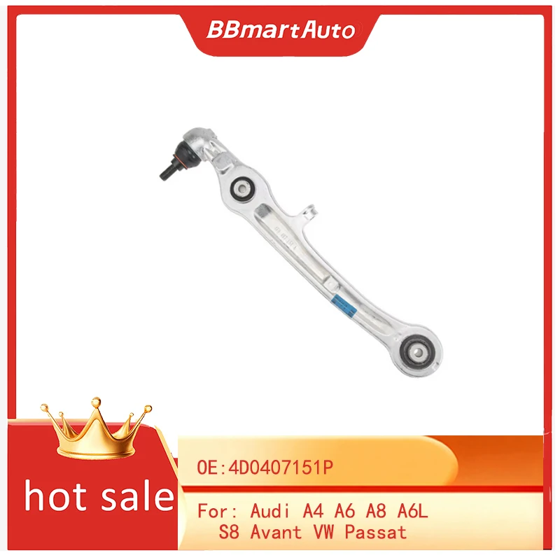 

4D0407151P BBmart автозапчасти передний нижний рычаг управления подвеской 4d0407151p для Audi A4 A6 A8 A6L S8 Avant VW Passat
