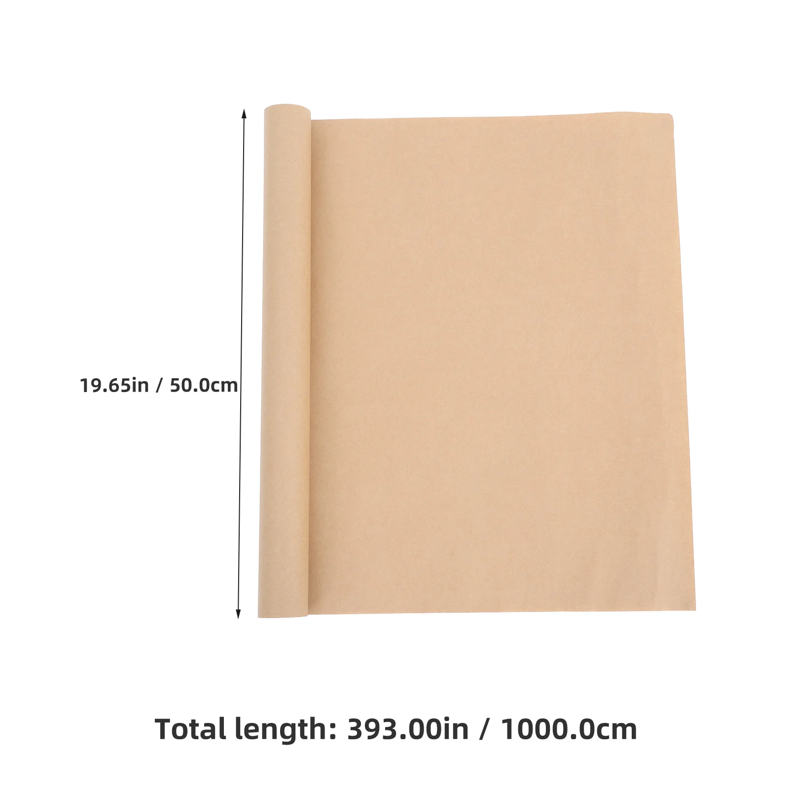 Brown Kraft Paper Roll For Bouquet Wrapping Diy Craft Vintage Large Paper Roll For Packing Shipping Table Covering Bouquet W