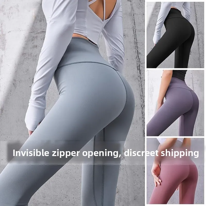 Długie spodnie do jogi damskie, obcisłe body, elastyczne, z rozcięciem, do jazdy samochodem i na zewnątrz, spodnie długie na lato i jesień, z wysokim stanem.