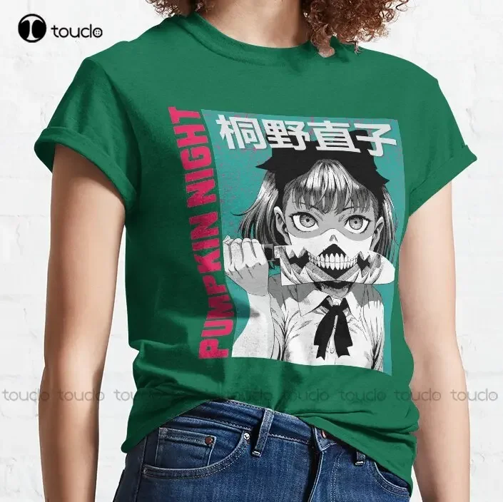 اليقطين ليلة ناوكو الكلاسيكية تي شيرت مخصص الكبار في سن المراهقة للجنسين الطباعة الرقمية تي شيرت مضحك الفن الشارع الشهير الكرتون المحملة #3