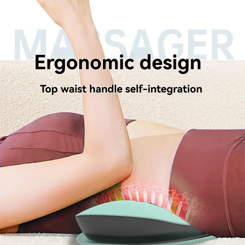 

Electric Waist Massager With Vibration Heating Function Airbag Lumbar Traction Back Stretcher Lumbar Spine Support Tool Body mas