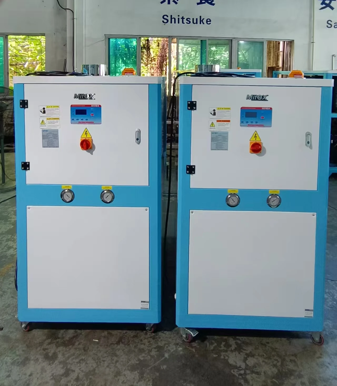 Extrusion Air Cooled Cooler Box Scroll Compressor Chiller Injection Molding Workshop Cooling System