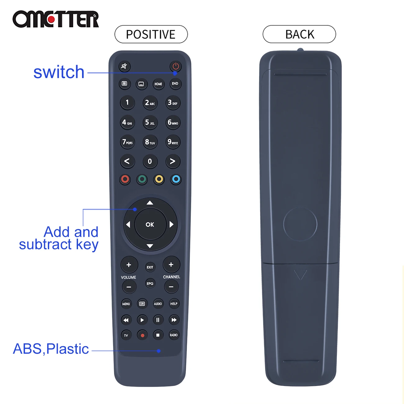 New Remote Control for VU Solo /Solo Mini /Solo2 Openbox S6000HD VU Duo X Solo 2 Stb Ultimo 4K Zero Set Top T A8R9