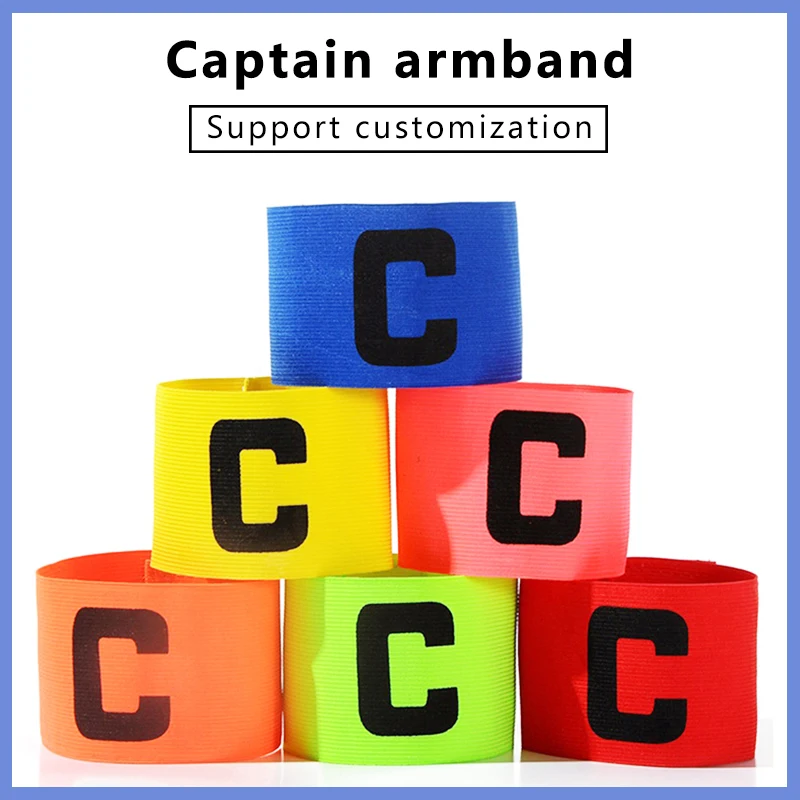 

1 Pcs Professional Football Armband Nylon Adjustable Soccer Arm Band Leader Match Football Armband Captain Armband Band