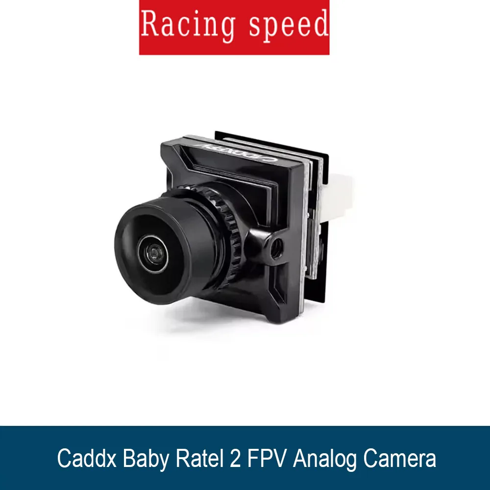 

Аналоговая камера Caddx Baby Ratel 2 FPV с датчиком Starlight HDR 1/1,8 дюйма 165 ° FOV 1200TVL День и ночь с низкой задержкой для радиоуправляемого дрона