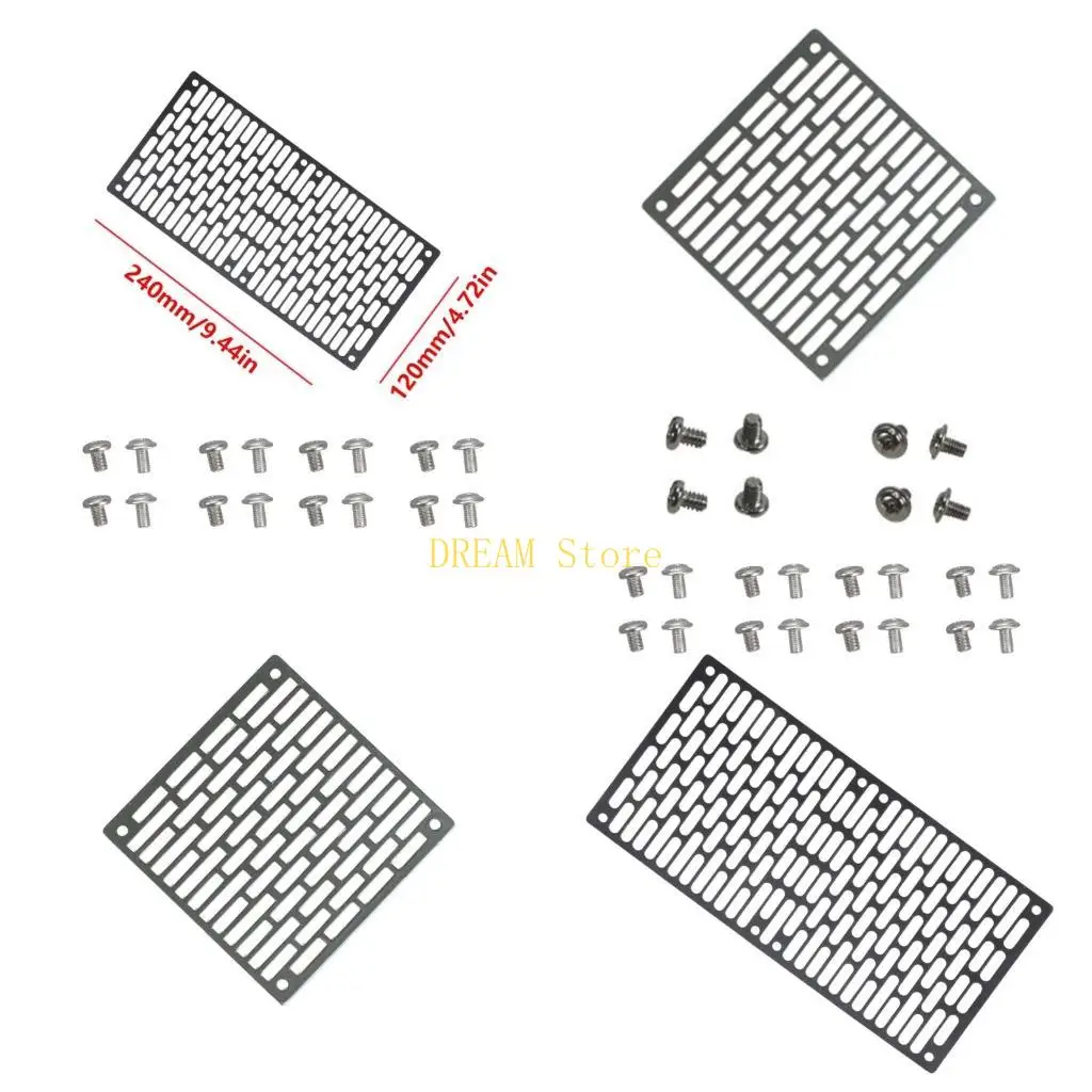 

Galvanized Steel Black Radiators Cover for Enhanceds PC Cooling and Protections best sale