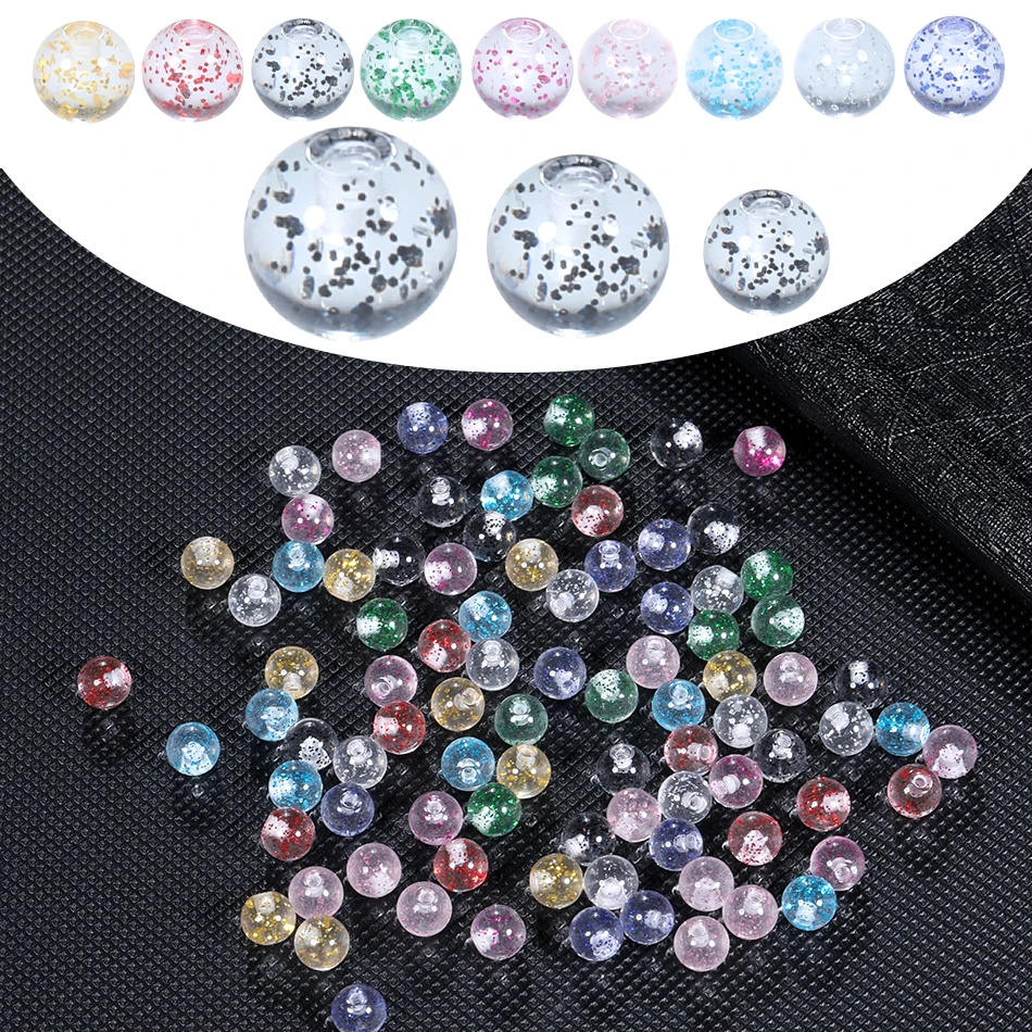 Acrylic Colorful Luminous Replacement Ball 3mm 5mm 6mm Tongue Barbell Lip Ring Ear Belly Eyebrow Piercing Ball Body Jewelry