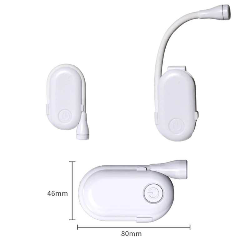 Mini Lampe LED Pliable à Intensité Réglable, Rechargeable à 360 °, pour Lecture, Protection des Yeux, 3 Documents, Nouveauté