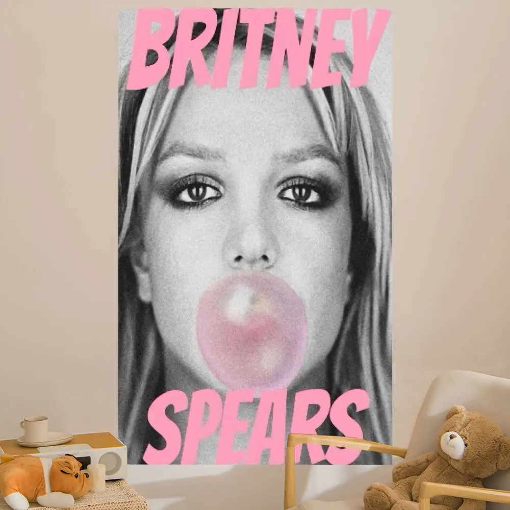 Singer B-Britney Spears S Colorful Tapestry Wall Hanging Cheap Hippie Wall Hanging Bohemian Wall Tapestries Mandala Wall Hanging