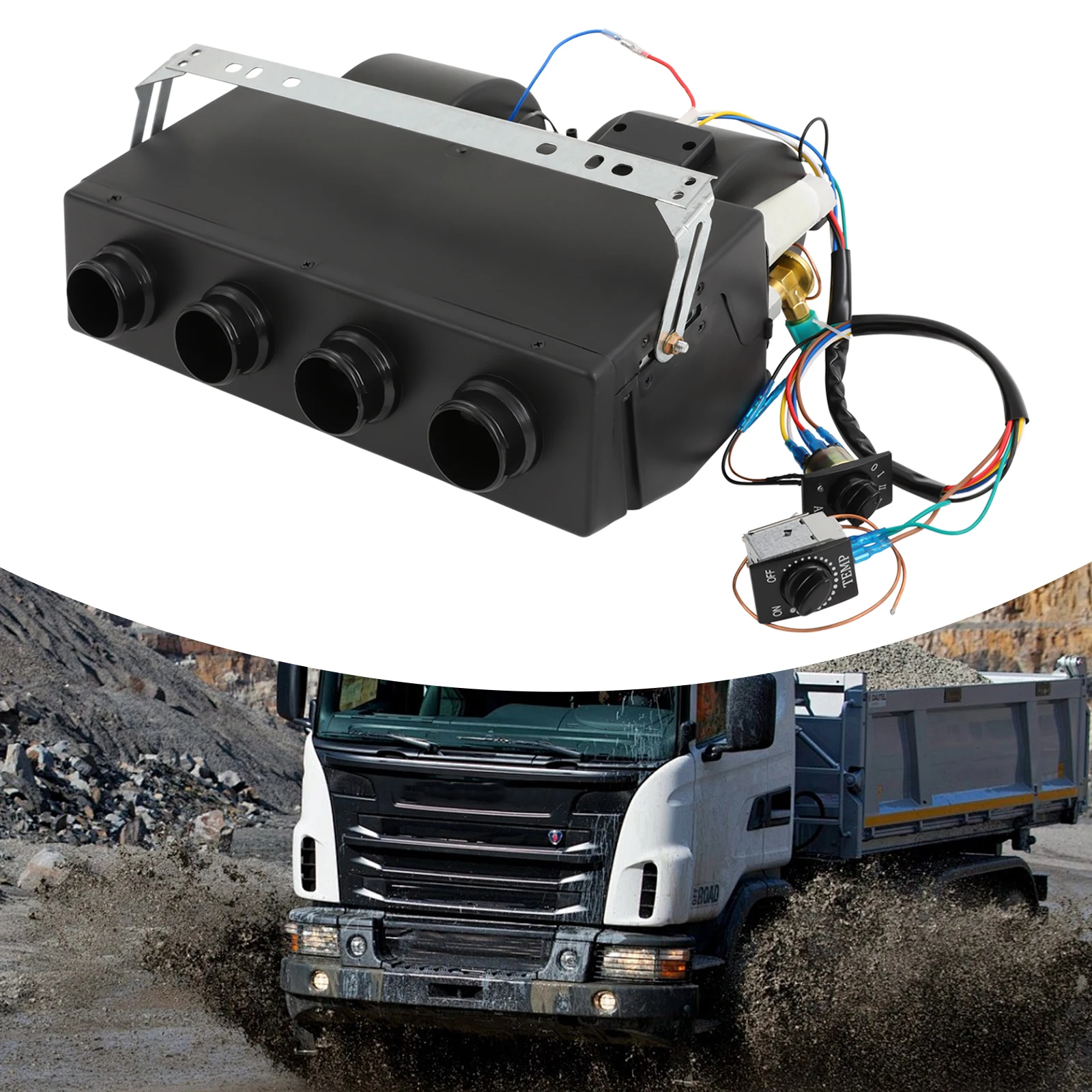 العالمي تكييف الهواء المبخر تكييف الهواء المبخر عدة شاحنة تكييف الهواء المبخر لشاحنات RVs #1