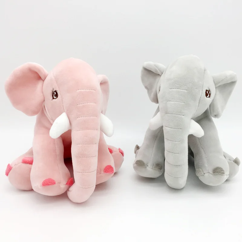 20CM Kawaii Elephant Plush Toys Cute Animal Elephant Stuffed Dolls Baby 's Playmate For Kids Birthday Christmas Festivals Gifts