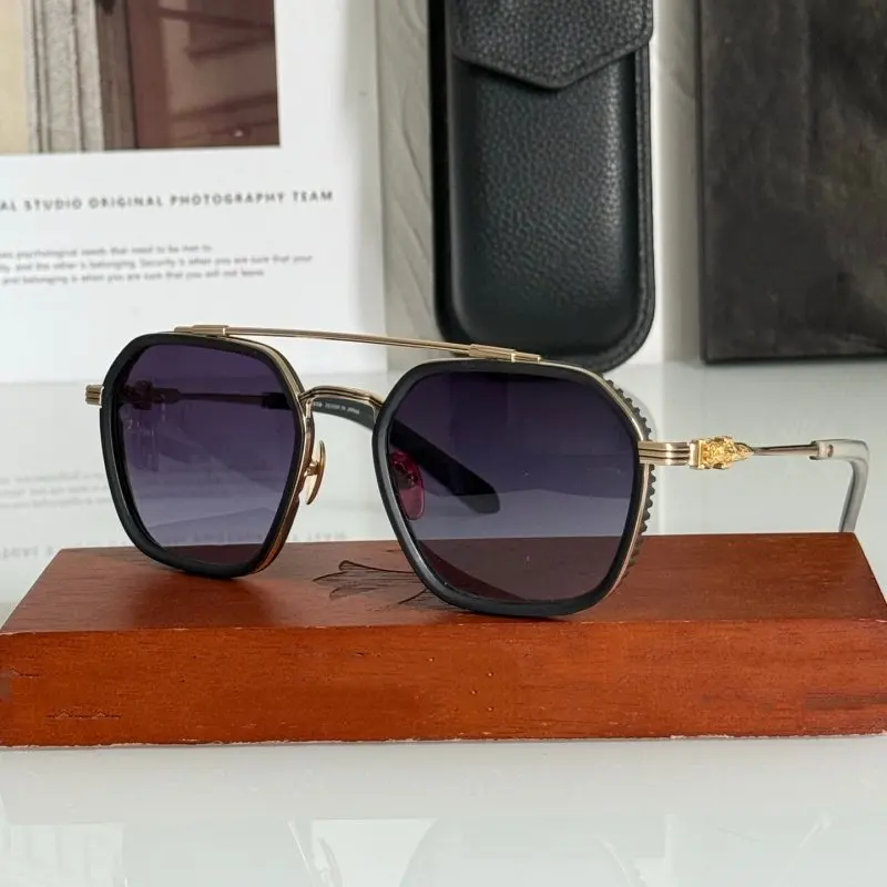 UV400 Pilot Style Luxury Sunglasses for Men and Women High Quality Designer Sun Glasses HOTATION Eyewear with Box
