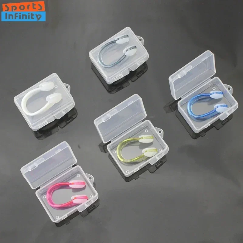 Unisex Swimming Nose Clip Professional Waterproof and Anti Slip Silicone Diving Nose Plug Nose Protection Swimming Accessories