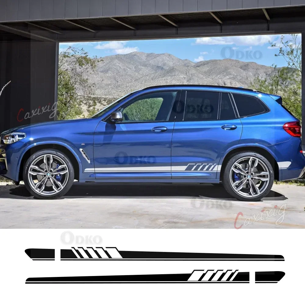 

For BMW X5 E70 E53 F15 X3 F25 E83 X6 F16 E71 X1 F48 E84 X2 X4 F26 X7 M2 M3 M4 M5 M6 2Pcs Car Side Sticker Car Tuning Accessories