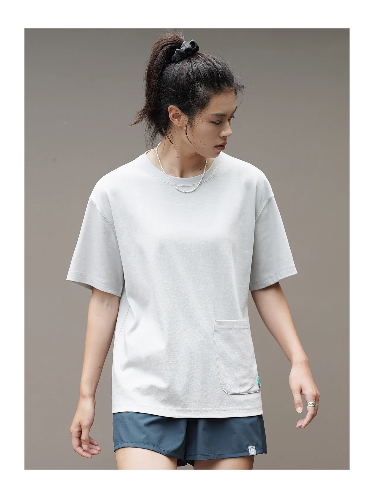 

Couple's Sle ort Sve T-irt Lyocell Acetate Blend Women's Men's Casual Comfortable Ice Sensation round Ne Print Tee