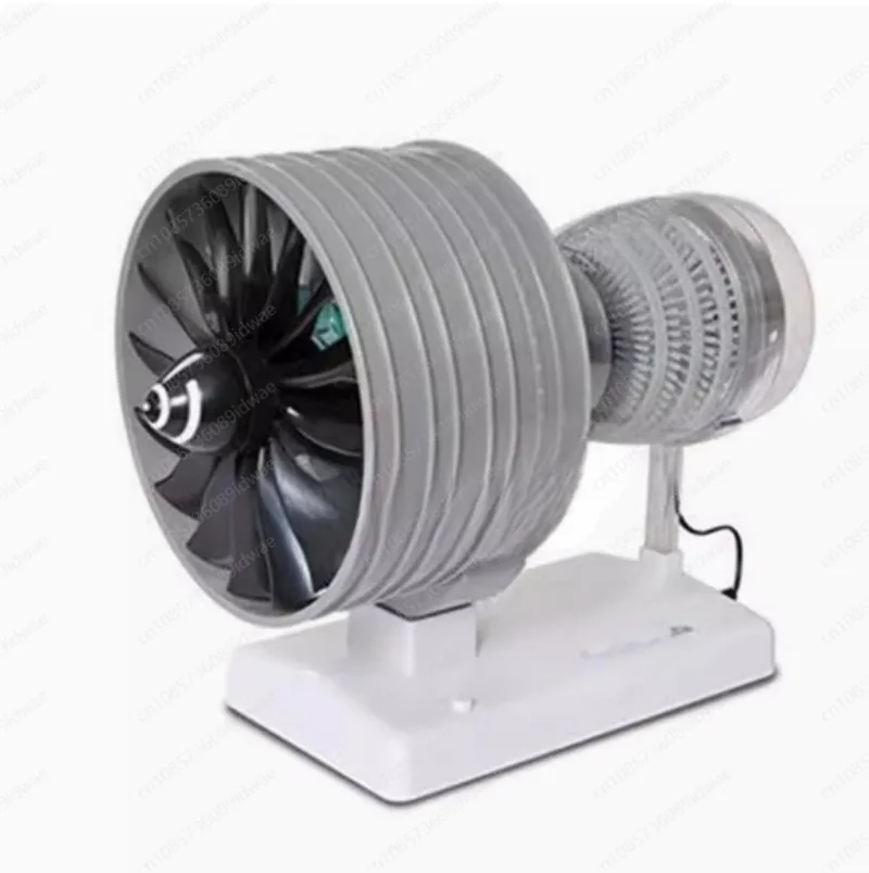 Aviation jet engine simulation engine model, movable DIY puzzle assembly toy birthday gift javascript: