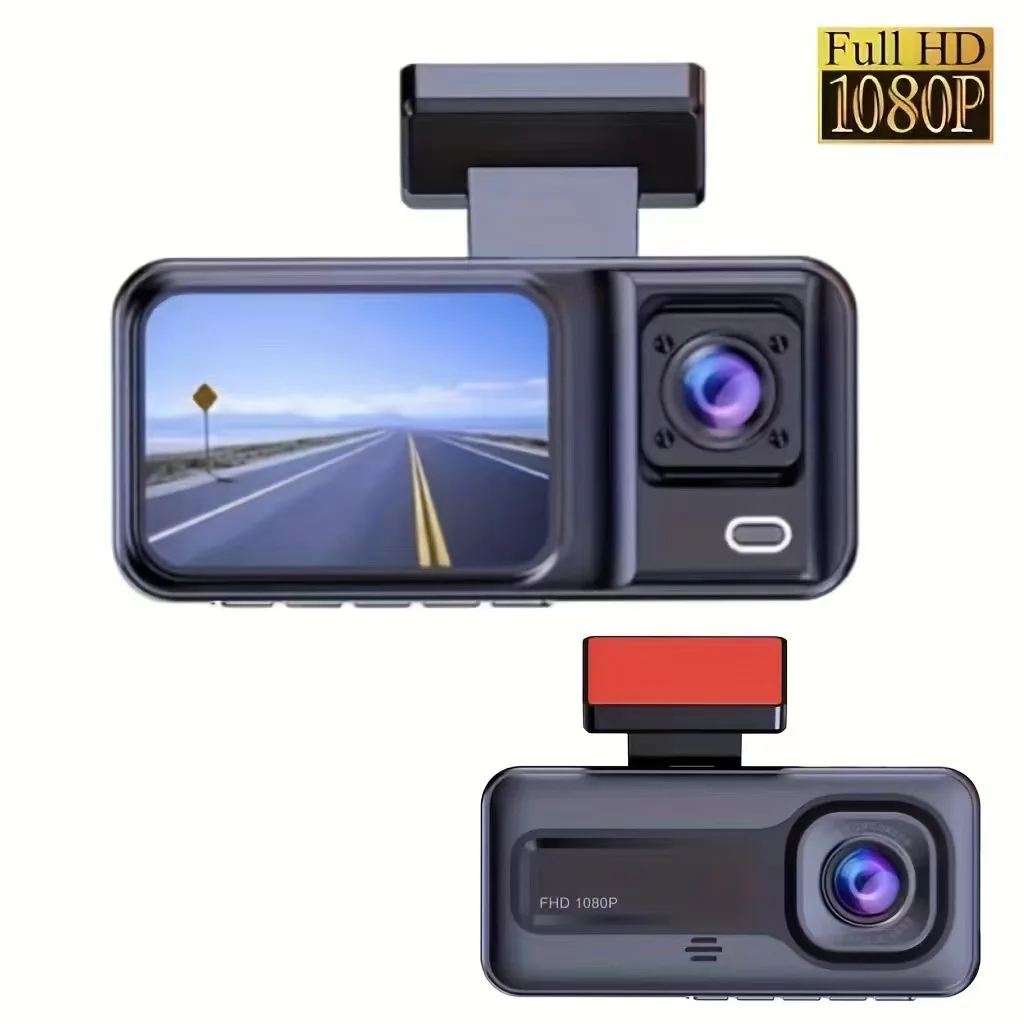 A98 Car DVR Full HD 1080P Dual Lens Front Rear Dash Cam Infrared Night Vision Wide Angle Vehicle Driving Recorder