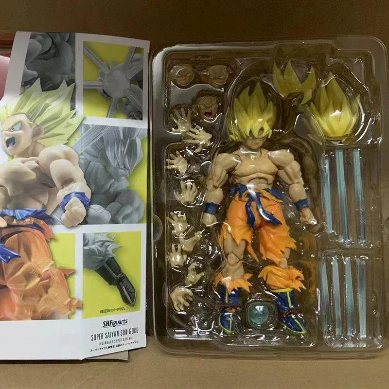 New SHF Dragon Ball Son Goku Figurine Super Saiyan Kakarotto PVC Movable Anime Collectible Christmas Gift In Stock Fast Shipping
