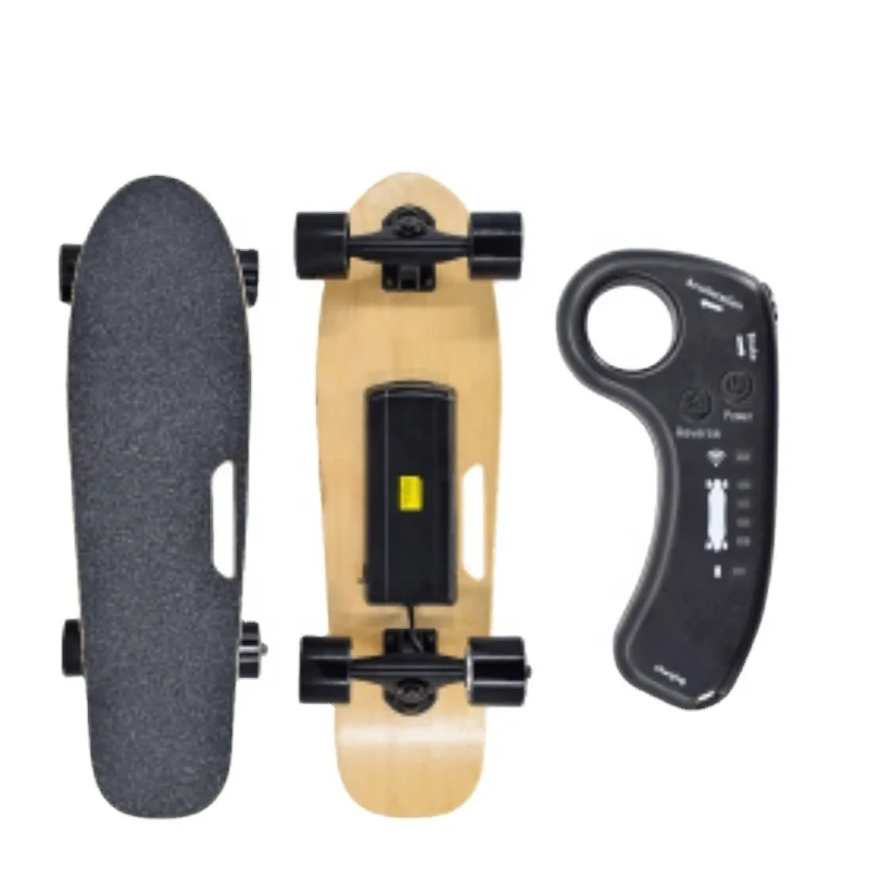 Electric Skateboard Source Factory Cheap Motor 300W*24A Battery Four-wheel Wholesale Perforated Skate Skateboard
